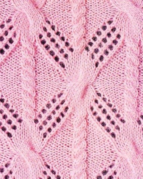 Lace and Cable Knit Stitch