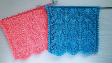 Easy Lace Knitting Stitch