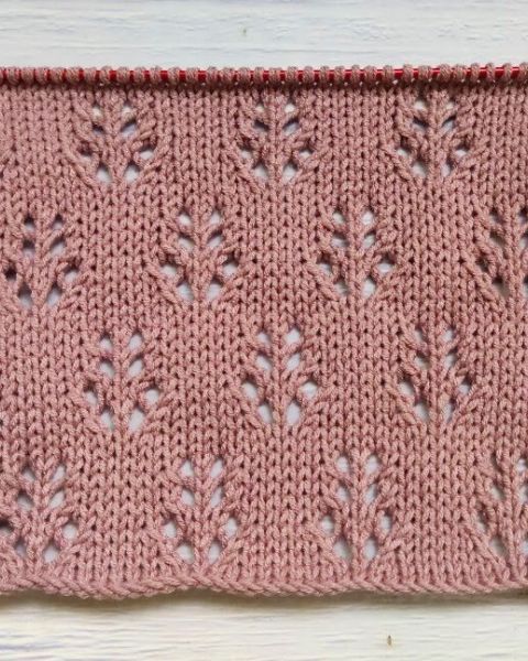 Lace Stitch Knitting Pattern