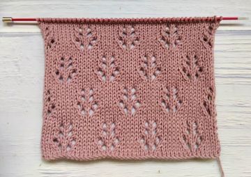 Lace Stitch Knitting Pattern