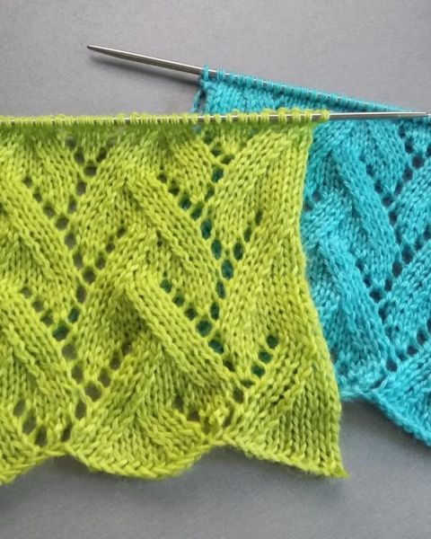 Lace Knit Stitch Pattern