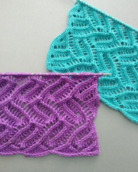 Lace Knit Stitch Pattern