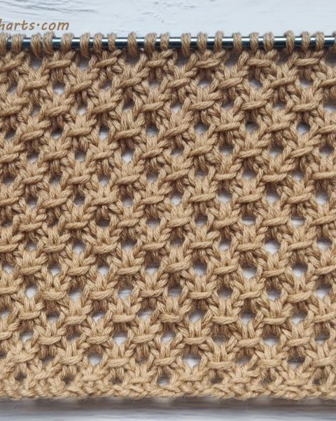 Eyelet Stitch Kniting Pattern