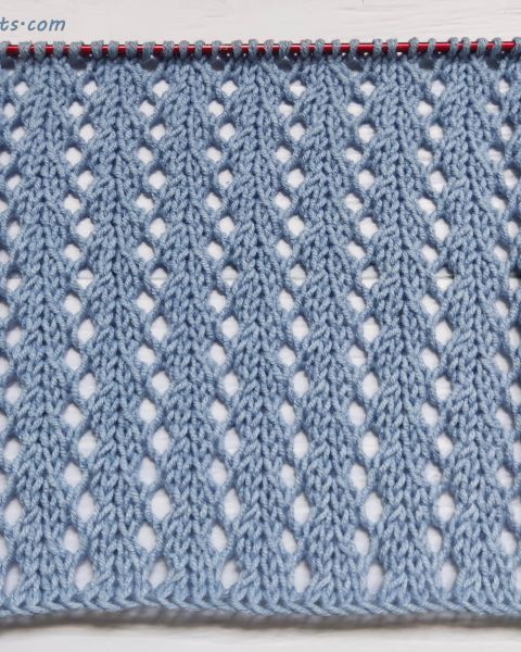 Lace Stitch Knitting Pattern