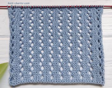 Lace Stitch Knitting Pattern