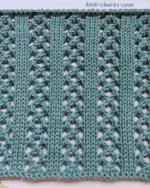 Lace Stitch Knitting Pattern