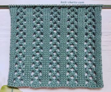 Lace Stitch Knitting Pattern