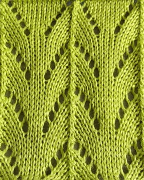 Lace Knit Stitch Pattern