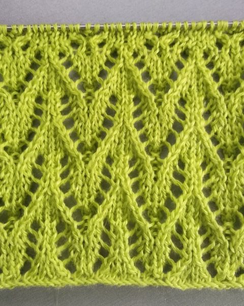 Lace Knit Stitch Pattern