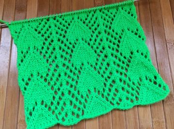Lace Stitch Knitting Pattern