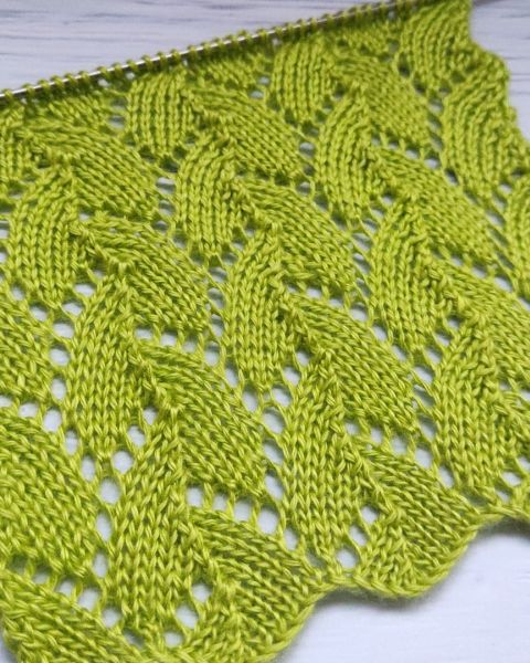 Lace Stitch Knitting Pattern