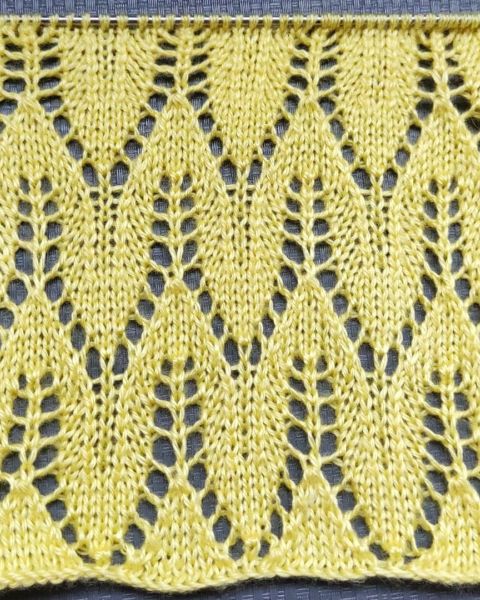 Lace Stitch Knitting Pattern