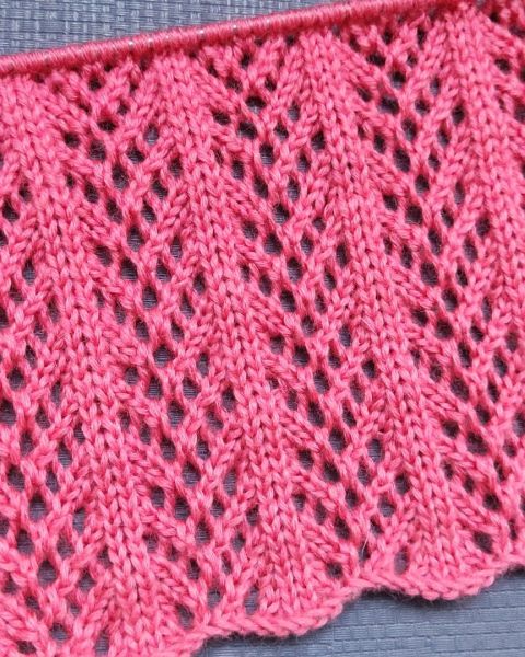 Lace Stitch Knitting Pattern