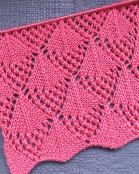 Lace Stitch Knitting Pattern