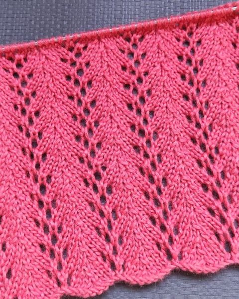 Lace Stitch Knitting Pattern
