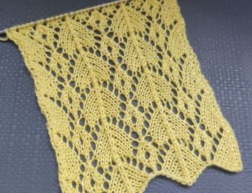 Lace Stitch Knitting Pattern
