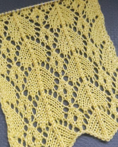 Lace Stitch Knitting Pattern