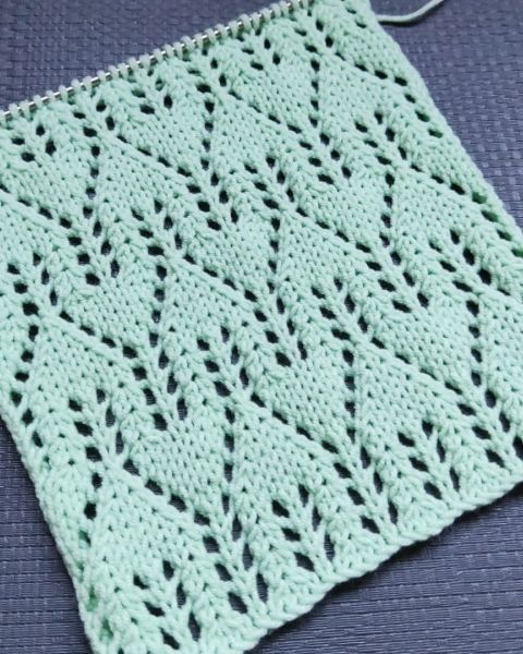Lace Stitch Knitting Pattern