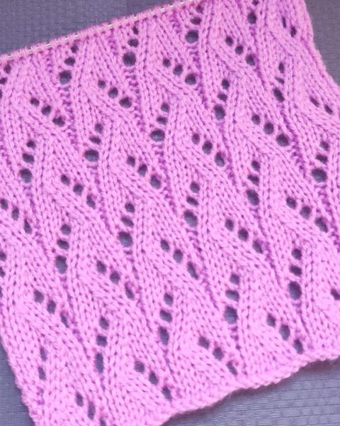 Lace Stitch Knitting Pattern