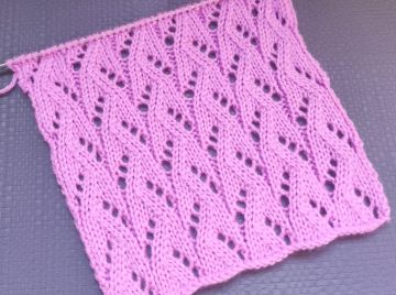 Lace Stitch Knitting Pattern