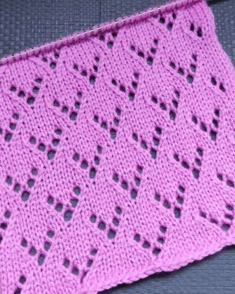 Lace Stitch Knitting Pattern