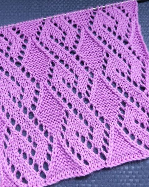 Lace Stitch Knitting Pattern