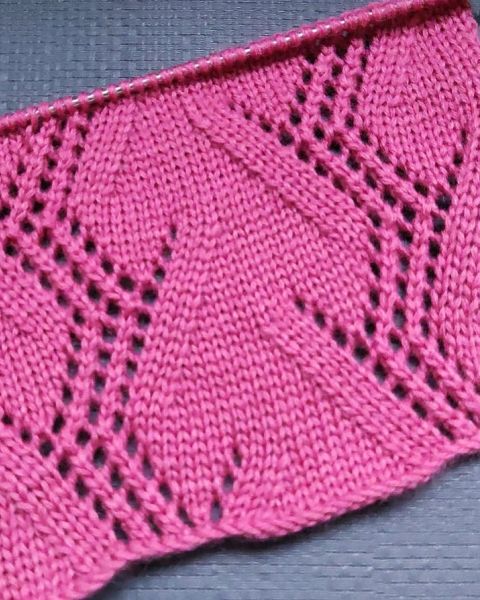 Lace Stitch Knitting Pattern