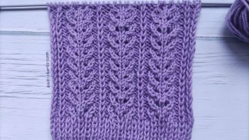 Lace Stitch Knitting Pattern