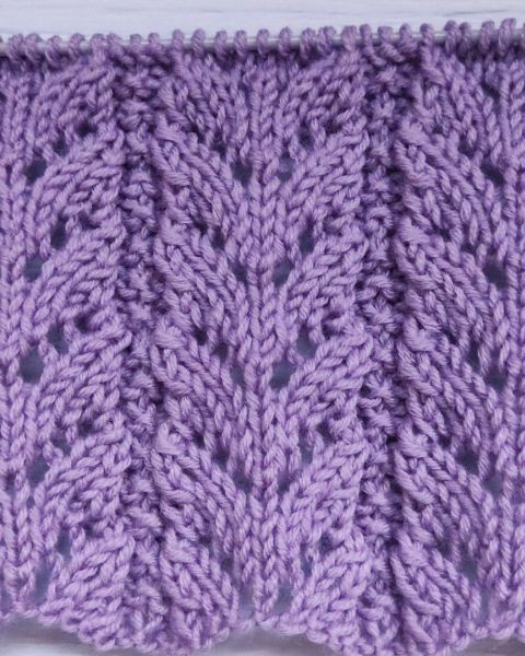 Lace Stitch Knitting Pattern