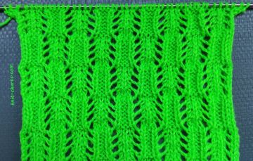Bell Lace Knitting Stitch