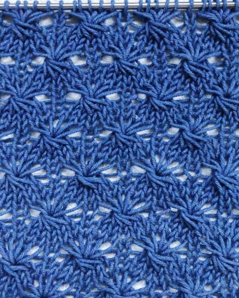 Star Lace Knit Stitch