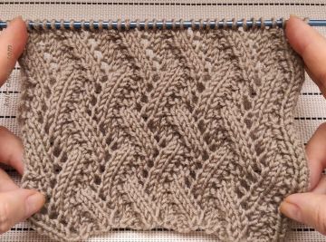 Lace Stitch Knitting Pattern