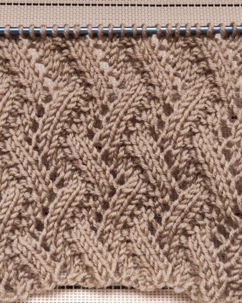 Lace Stitch Knitting Pattern