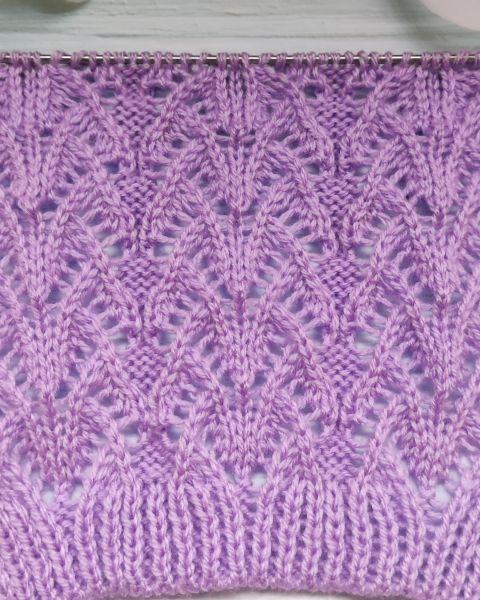Lace Stitch Knitting Pattern