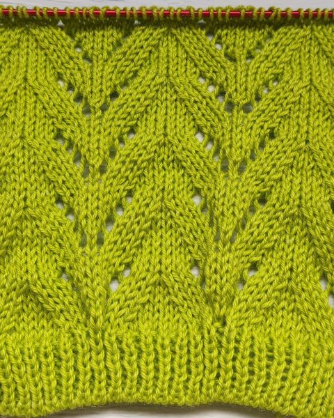 Lace Stitch Knitting Pattern