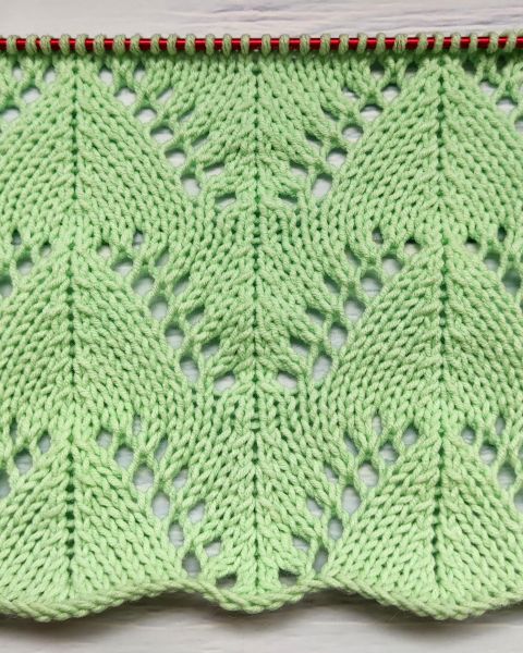 Lace Stitch Knitting Pattern
