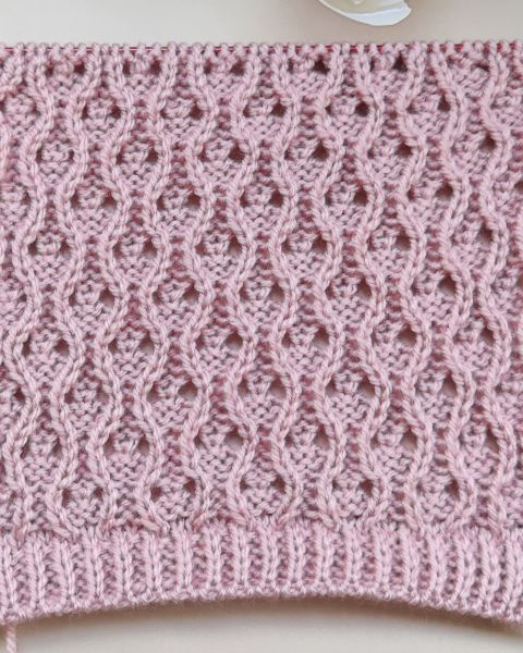 Lace Stitch Knitting Pattern