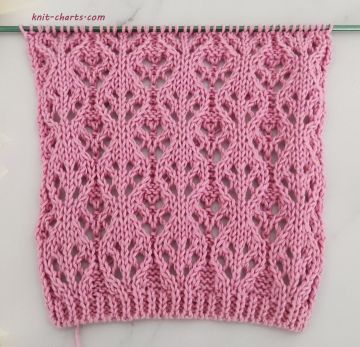 Lace Stitch Knitting Pattern