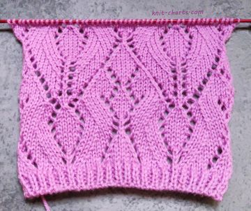 Lace Stitch Knitting Pattern