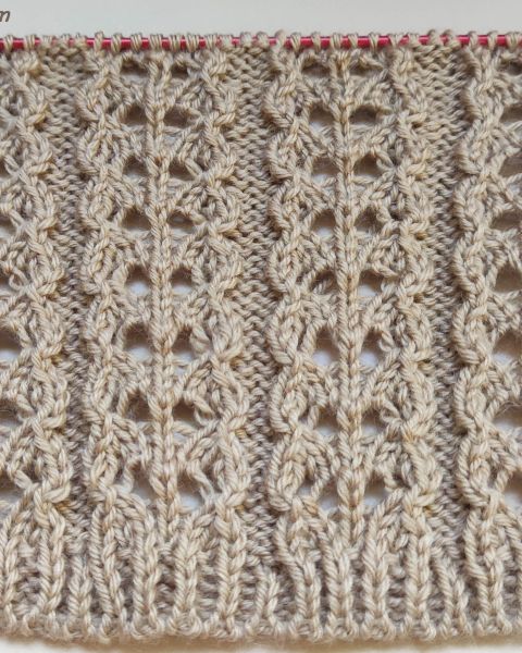 Lace Stitch Knitting Pattern