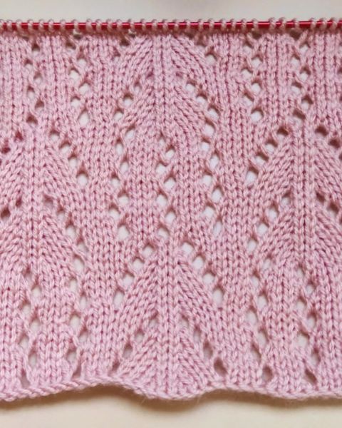 Lace Stitch Knitting Pattern