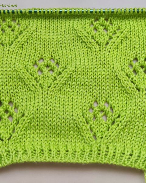 Lace Stitch Knitting Pattern