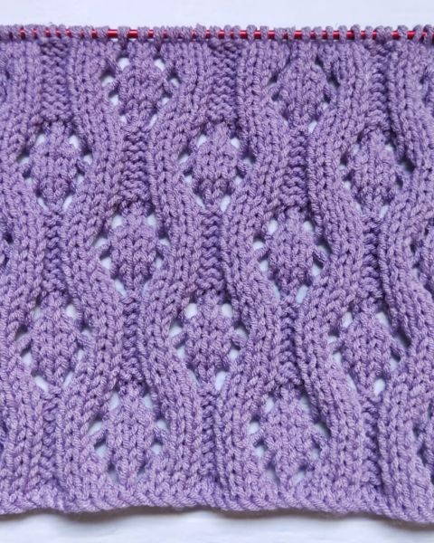 Lace Stitch Knitting Pattern