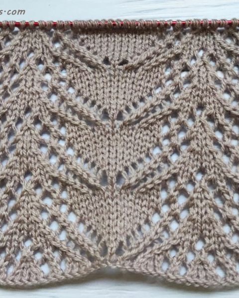Lace Stitch Knitting Pattern