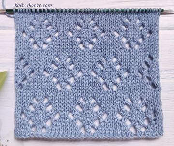 Lace Stitch Knitting Pattern