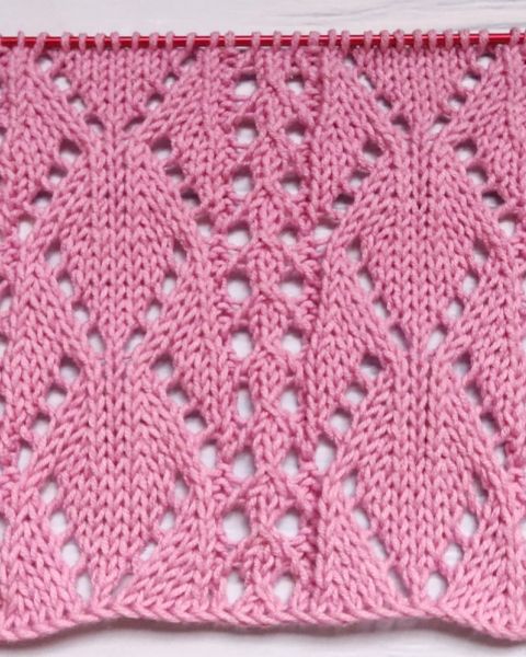 Lace Stitch Knitting Pattern