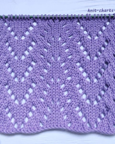 Lace Stitch Knitting Pattern