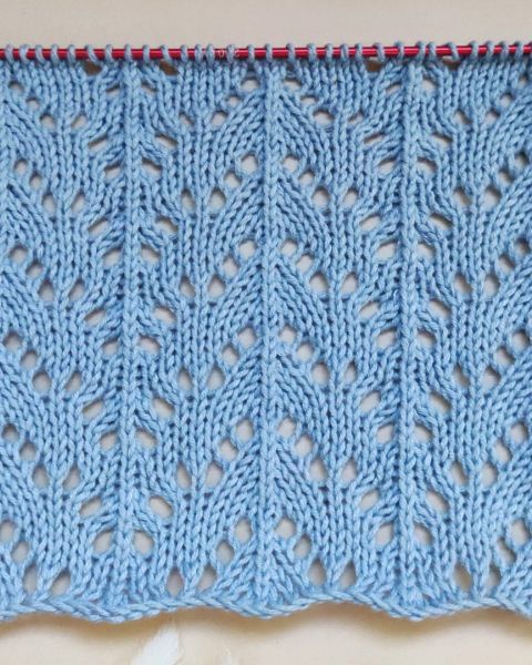 Lace Stitch Knitting Pattern