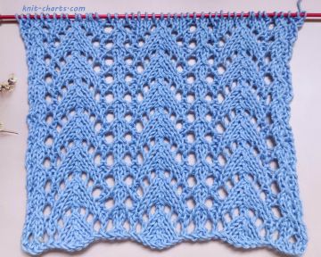 Lace Stitch Knitting Pattern