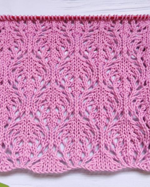 Lace Stitch Knitting Pattern